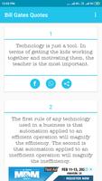 1 Schermata Bill Gates Quotes