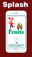 Poster Fruits for kids