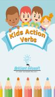 Kids Action Verbs Affiche