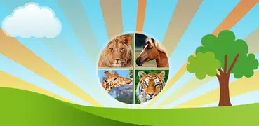 Animals for Kids - Flashcards, Puzzles & Sounds