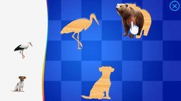 Animals for Kids - Flashcards, Puzzles & Sounds capture d'écran 1