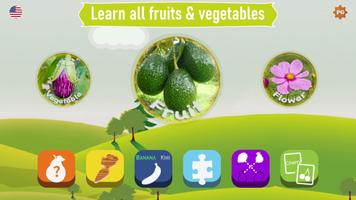 Fruits and Vegetables for Kids Affiche