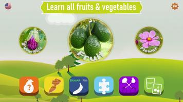 Fruits and Vegetables for Kids Poster