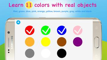 Color games for Kids - Learnin Ekran Görüntüsü 1