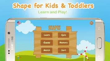 Shapes Games for Kids Learning Poster