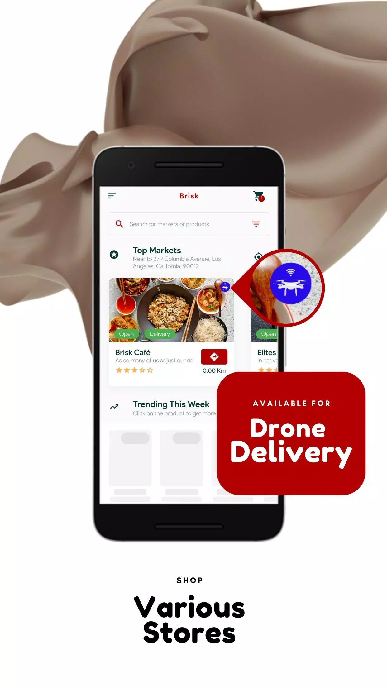 Brisk: Fast Delivery APK pour Android Télécharger