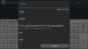 web2.0calc स्क्रीनशॉट 3