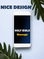 Message de la Sainte Bible Affiche