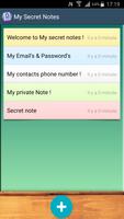 برنامه‌نما My Secret Notes عکس از صفحه