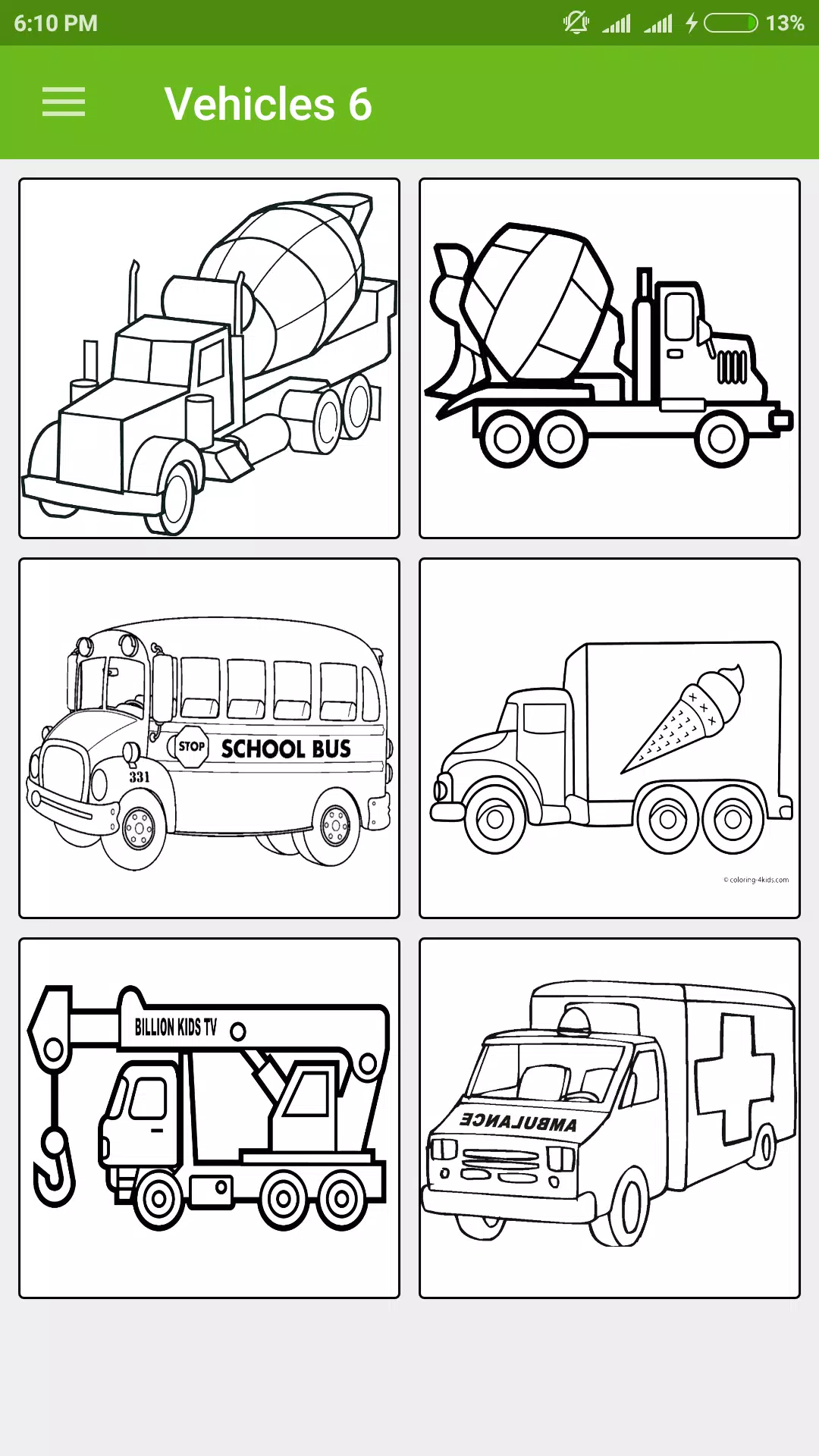 Vehicles Coloring Pages for Kids for Android   APK Download