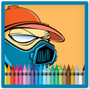 Graffiti Character Coloring Pages APK