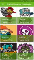 Graffiti Character Coloring Pages Cartaz