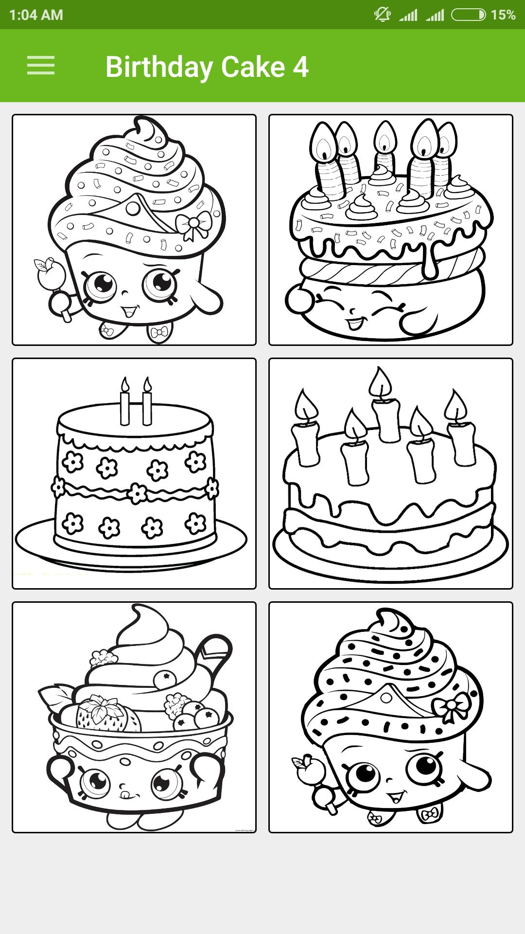 Cute Birthday Cake Coloring Pages For Android Apk Download cute birthday cake coloring pages for