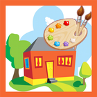 How to Draw and Coloring Buildings icon