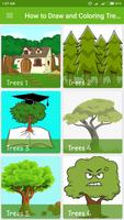 How to Draw and Coloring Trees poster