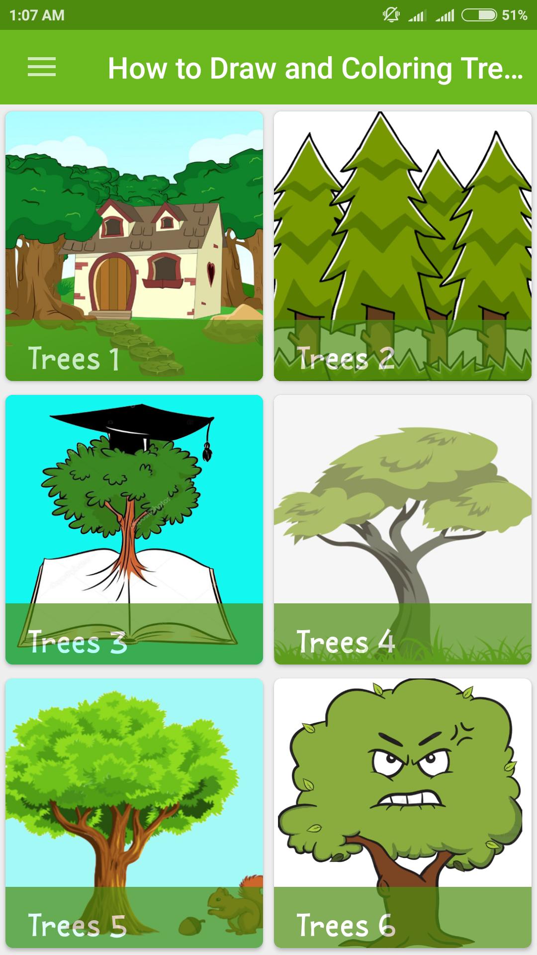 Cara Menggambar dan Mewarnai Pohon for Android APK Download