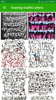 Zeichnung Graffiti Briefe Plakat