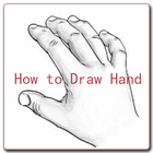 Comment dessiner la main icône