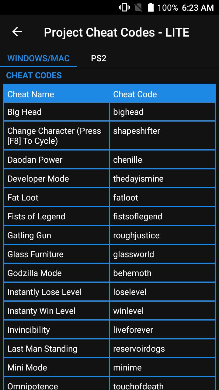 Project Cheat Codes Lite For Android Apk Download - roblox project pokemon codes today