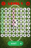 Word Search Footballer plakat