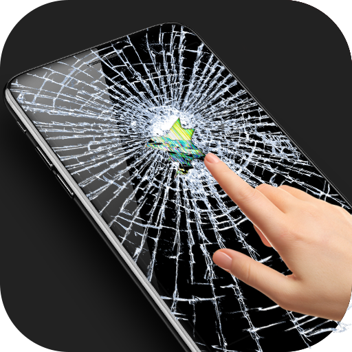 Broken Screen Prank: Cracked