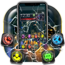 Broken Screen Night City Theme🌃-APK