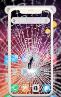 Broken screen wallpaper اسکرین شاٹ 1