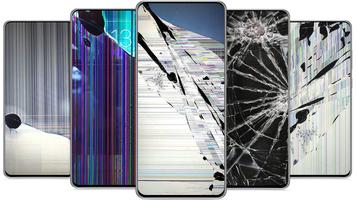 Broken Screen Wallpaper اسکرین شاٹ 1