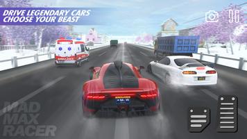 العاب سيارات MAD Max Racer الملصق