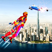 Flying Iron Superhero Spider : City Rescue Mission