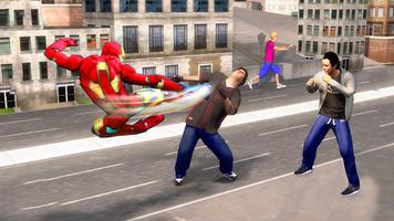 Flying Iron Superhero Spider : City Rescue Mission スクリーンショット 1