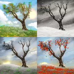 Descargar APK de Fondo Animado Árbol Solitario