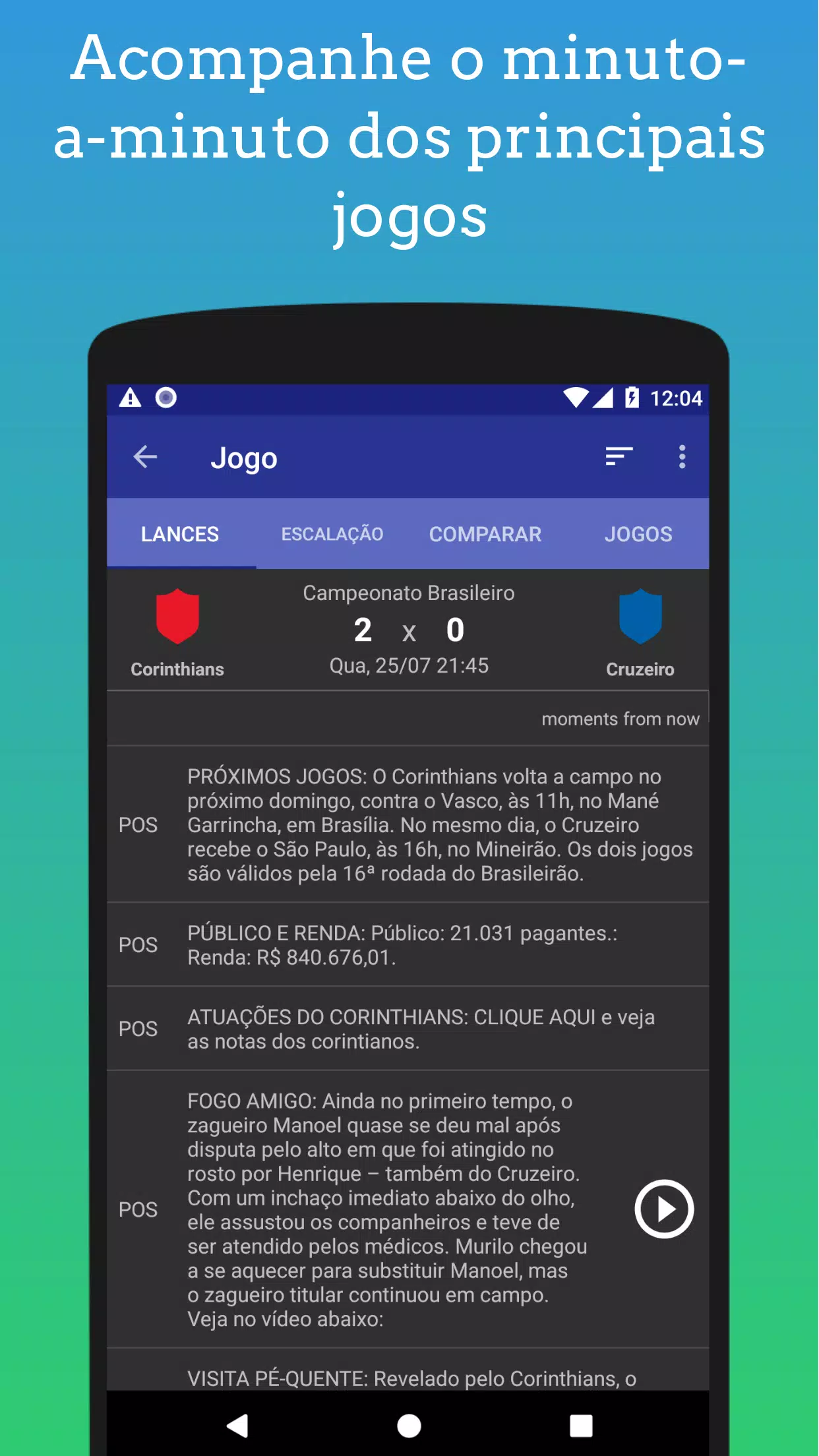Tabela do Brasileirão: 4 apps para ver classificação no campeonato