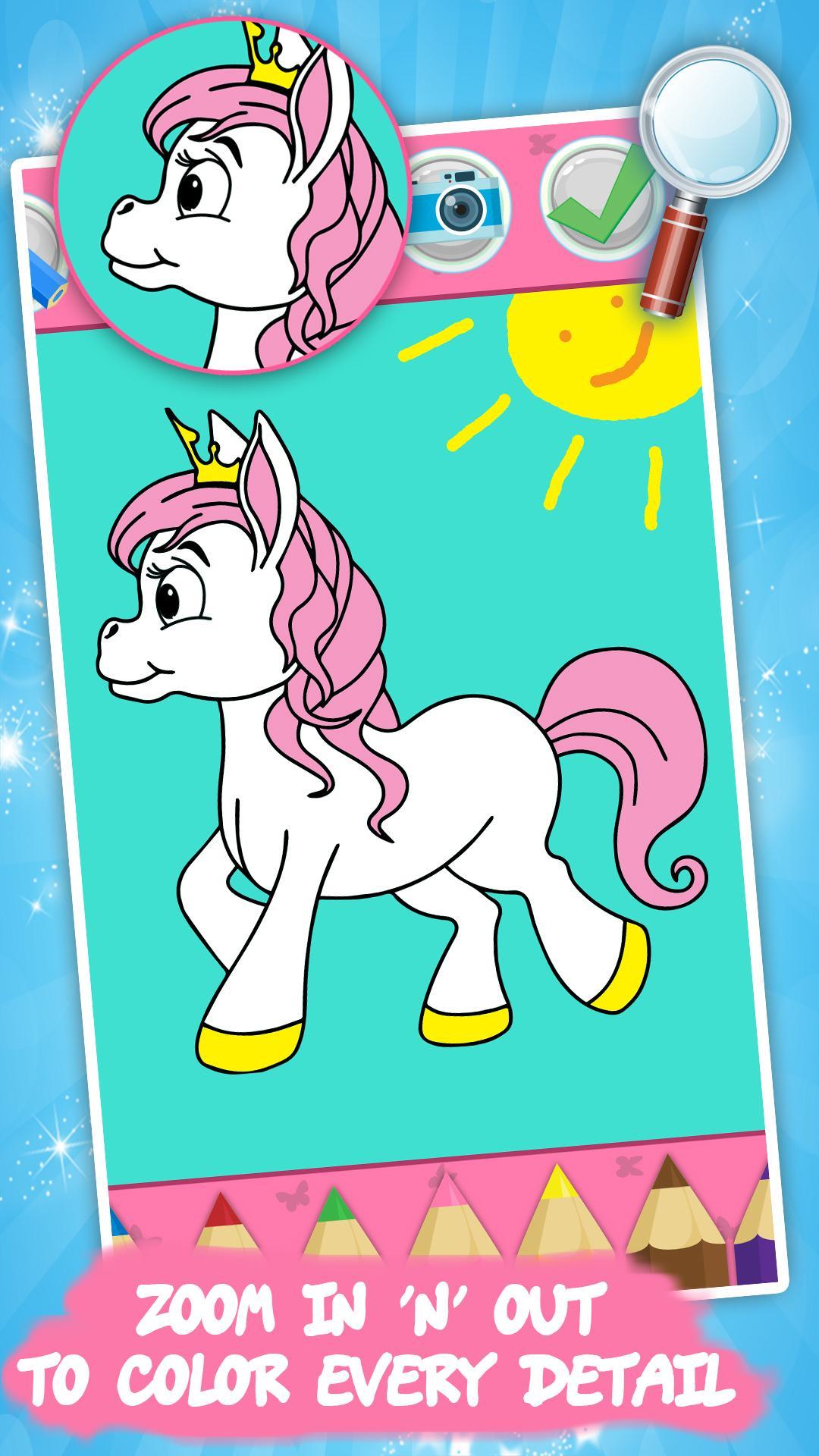 Unicorn coloring book for kids for Android - APK Download