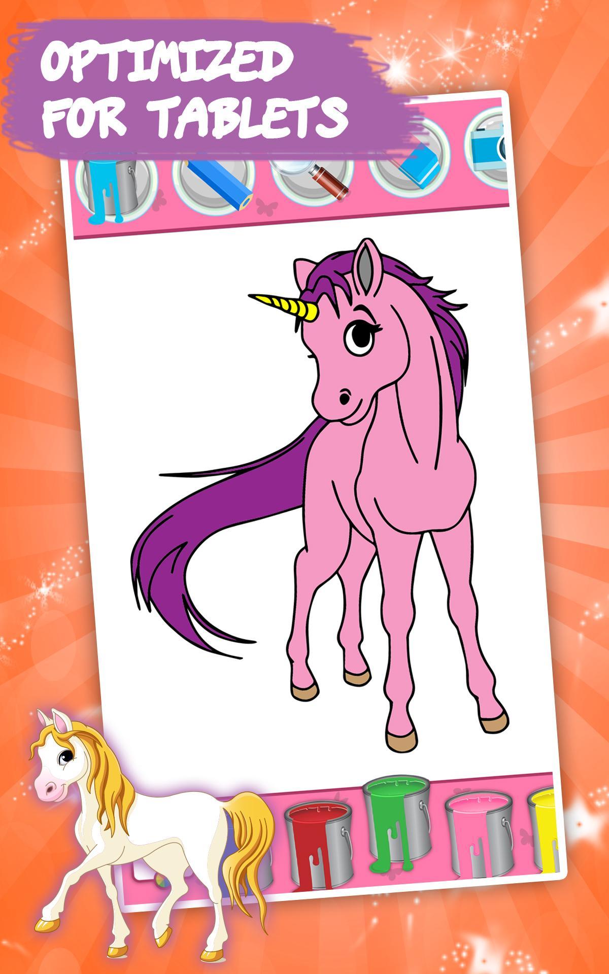 Unicorn coloring book for kids for Android - APK Download