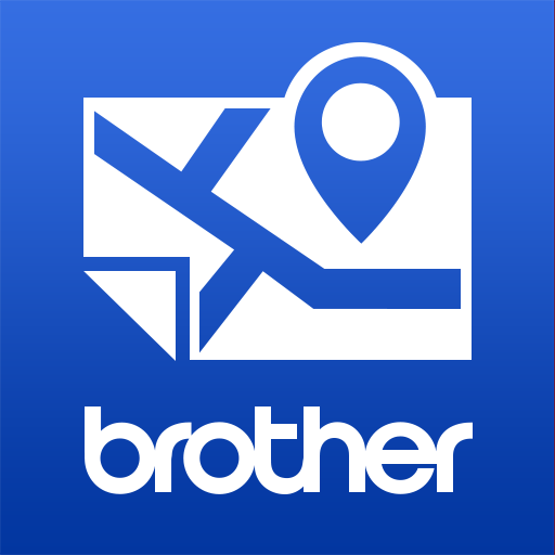 Brother 地図プリント