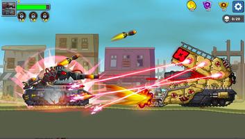 Super Tank Cartoon battle game Affiche