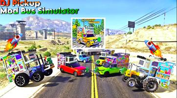 Mod Bussid Dj Pickup Simulator capture d'écran 1