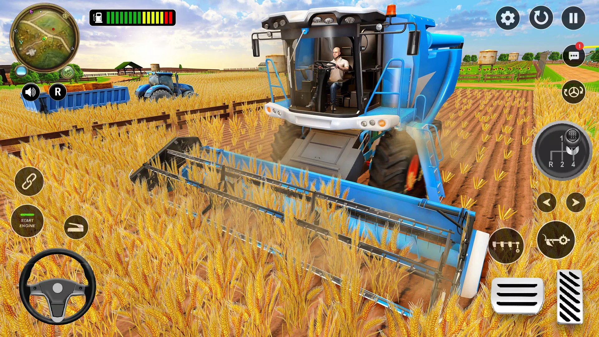 Farming Tractor Simulator 2023 : Drive Combine & Trucks