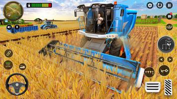 Real Tractor Farming Game 2023 포스터