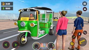 TukTuk Auto Rickshaw Games 3D Poster