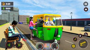 TukTuk Auto Rickshaw Games 3D syot layar 3