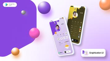 Graphication UI for Klwp poster