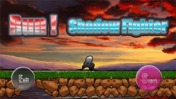 Run schaduw Fighter-poster