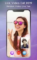Live Video Call 2020 - Random Video Live Talk اسکرین شاٹ 1
