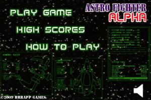 Astro Fighter Alpha capture d'écran 1