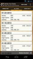 Strike Out Stats capture d'écran 2