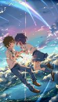 Romantic Anime Love Wallpaper  Cartaz