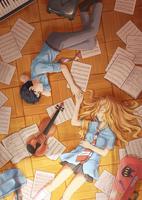 3 Schermata Romantic Anime Love Wallpaper 