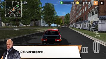 Big City Wheels - Courier Sim تصوير الشاشة 1
